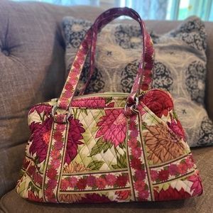 Vera Bradley Squared Away Bag in Hello Dahlia